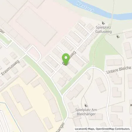 Standortübersicht der Tankstelle Vereinigte Wertach Elektrizitätswerke GmbH in 87600 Kaufbeuren