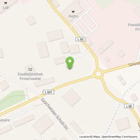 Standortübersicht der Tankstelle EA EnergieArchitektur Dresden GmbH in 03238 Finsterwalde