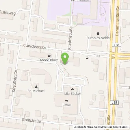 Standortübersicht der Tankstelle City Concept E-Ladestationen GmbH in 17034 Neubrandenburg