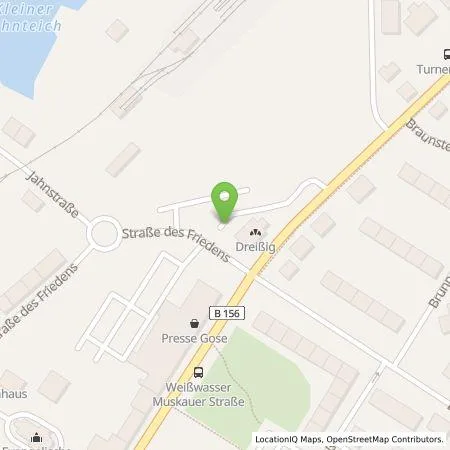 Standortübersicht der Tankstelle City Concept E-Ladestationen GmbH in 02943 Weißwasser/Oberlausitz