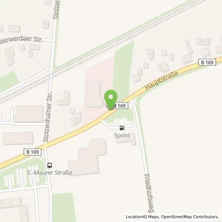 Standortübersicht der Tankstelle EA EnergieArchitektur Dresden GmbH in 01609 Gröditz