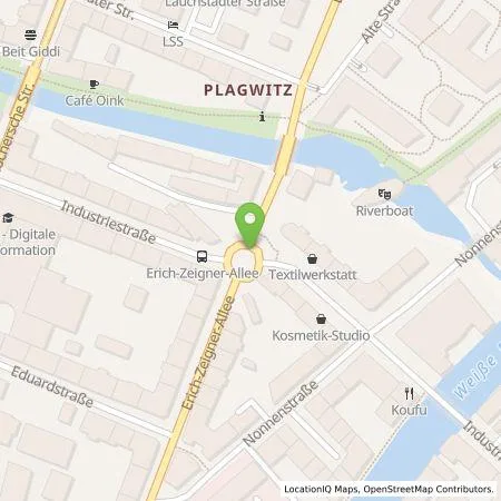 Standortübersicht der Tankstelle EA EnergieArchitektur Dresden GmbH in 04229 Leipzig