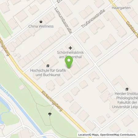 Standortübersicht der Tankstelle EA EnergieArchitektur Dresden GmbH in 04105 Leipzig