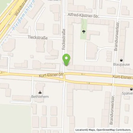 Standortübersicht der Tankstelle EA EnergieArchitektur Dresden GmbH in 04275 Leipzig