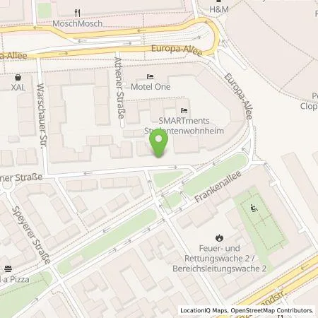 Standortübersicht der Tankstelle Pluq Assets BV in 60327 Frankfurt am Main