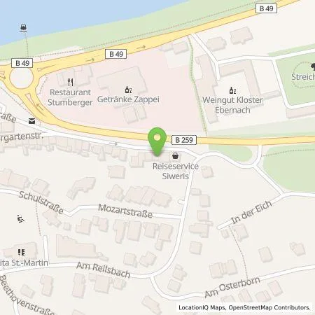 Standortübersicht der Tankstelle Pluq Assets BV in 56812 Cochem