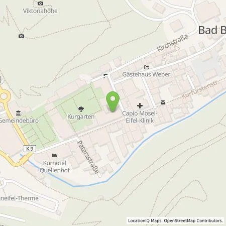 Standortübersicht der Tankstelle Pluq Assets BV in 56864 Bad Bertrich