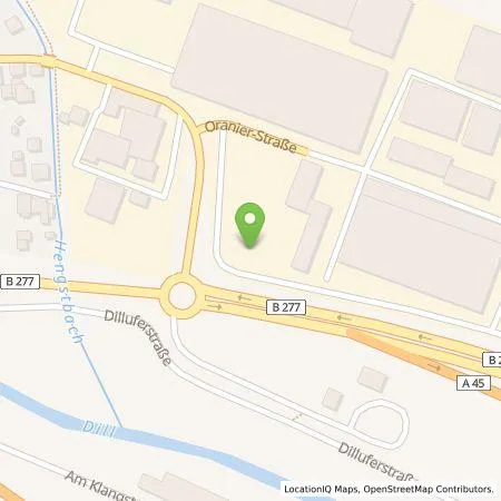 Standortübersicht der Tankstelle Oranier e-Power GmbH in 35708 Haiger