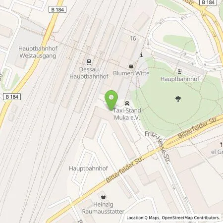 Standortübersicht der Tankstelle DVV Dessauer Versorgungs- und Verkehrsgesellschaft mbH in 06844 Dessau-Roßlau