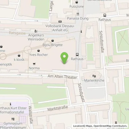 Standortübersicht der Tankstelle APCOA Deutschland GmbH in 06844 Dessau-Roßlau