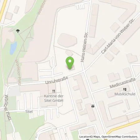 Standortübersicht der Tankstelle DVV Dessauer Versorgungs- und Verkehrsgesellschaft mbH in 06844 Dessau