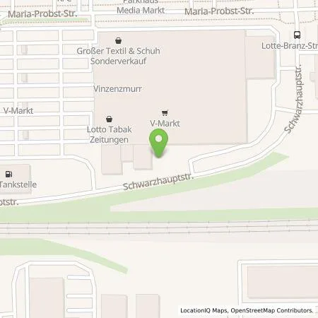 Standortübersicht der Tankstelle Georg Jos. Kaes GmbH in 80939 München