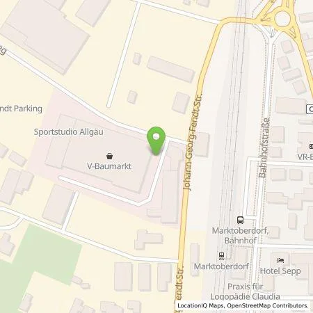 Standortübersicht der Tankstelle Georg Jos. Kaes GmbH in 87616 Marktoberdorf