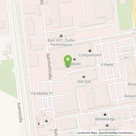 Standortübersicht der Tankstelle Georg Jos. Kaes GmbH in 86438 Kissing