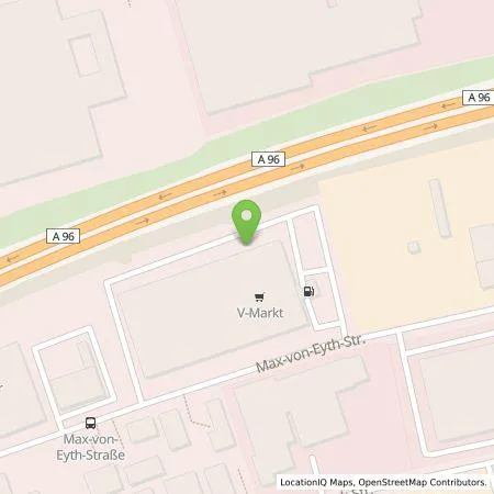 Standortübersicht der Tankstelle Georg Jos. Kaes GmbH in 86899 Landsberg am Lech