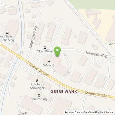 Standortübersicht der Tankstelle Georg Jos. Kaes GmbH in 87484 Nesselwang