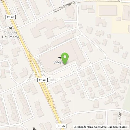 Standortübersicht der Tankstelle Georg Jos. Kaes GmbH in 87600 Neugablonz