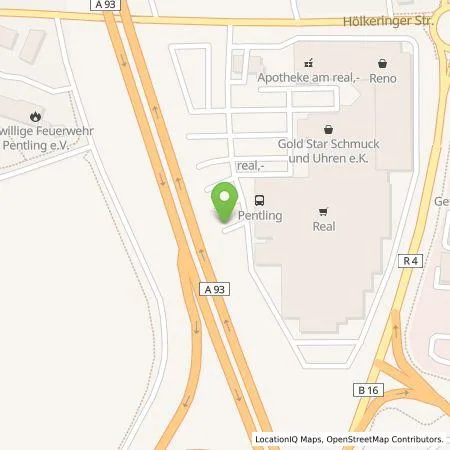 Standortübersicht der Tankstelle Georg Jos. Kaes GmbH in 93080 Pentling