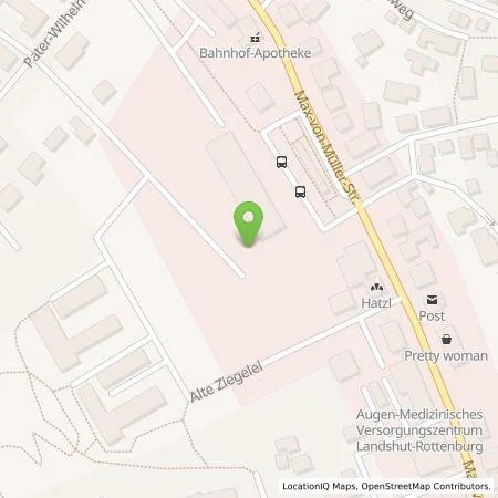 Standortübersicht der Tankstelle Georg Jos. Kaes GmbH in 84056 Rottenburg