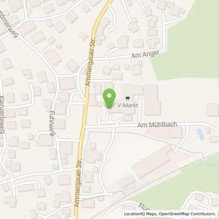 Standortübersicht der Tankstelle Georg Jos. Kaes GmbH in 82442 Saulgrub