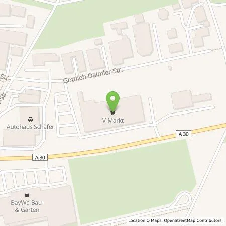 Standortübersicht der Tankstelle Georg Jos. Kaes GmbH in 86830 Schwabmünchen