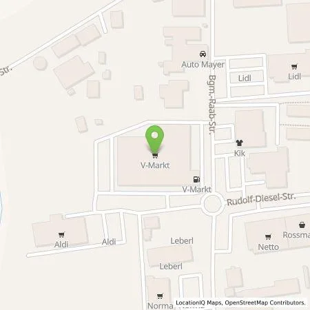 Standortübersicht der Tankstelle Georg Jos. Kaes GmbH in 86470 Thannhausen