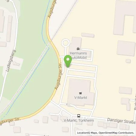 Standortübersicht der Tankstelle Georg Jos. Kaes GmbH in 86842 Türkheim