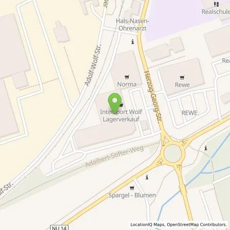 Standortübersicht der Tankstelle Georg Jos. Kaes GmbH in 89264 Weißenhorn