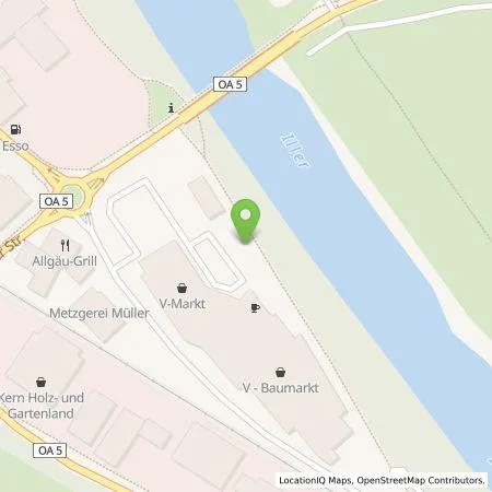 Standortübersicht der Tankstelle Georg Jos. Kaes GmbH in 87509 Immenstadt