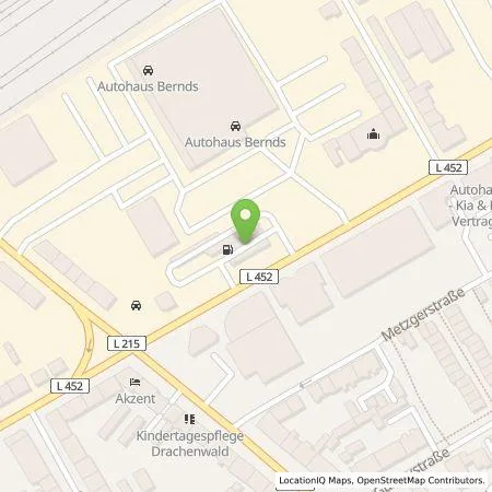 Standortübersicht der Tankstelle Autohaus Bernds GmbH in 46049 Oberhausen