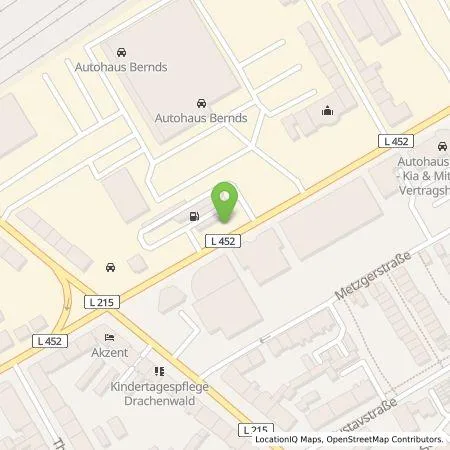 Standortübersicht der Tankstelle Autohaus Bernds GmbH in 46049 Oberhausen