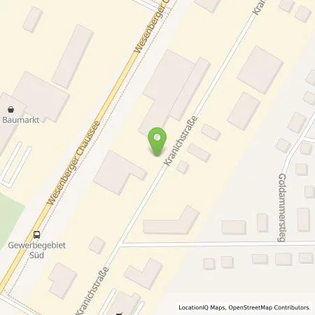 Standortübersicht der Tankstelle Jacob Sönnichsen AG in 17235 Neustrelitz