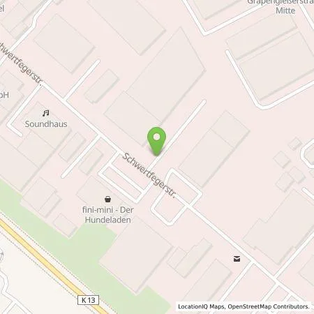 Standortübersicht der Tankstelle Jacob Sönnichsen AG in 23556 Lübeck