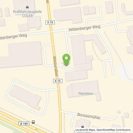 Standortübersicht der Tankstelle Jacob Sönnichsen AG in 24941 Flensburg