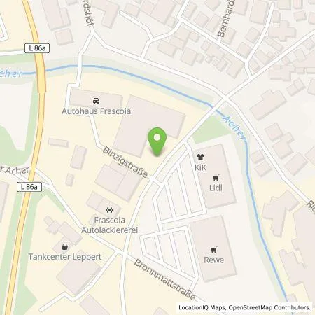 Standortübersicht der Tankstelle Autohaus Frascoia GmbH & Co.KG in 77876 Kappelrodeck