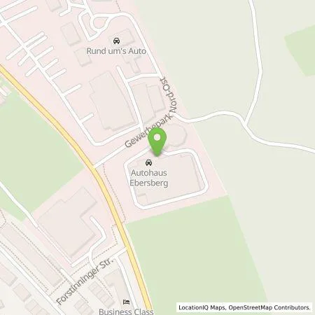 Standortübersicht der Tankstelle Autohaus Ebersberg GmbH & Co. KG in 85560 Ebersberg