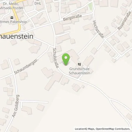 Standortübersicht der Tankstelle Energielösung GmbH in 95197 Schauenstein