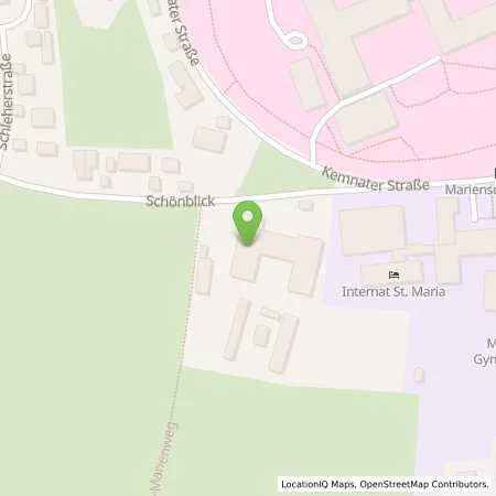 Standortübersicht der Tankstelle Ferienwohnungen Schönblick GmbH in 87600 Kaufbeuren