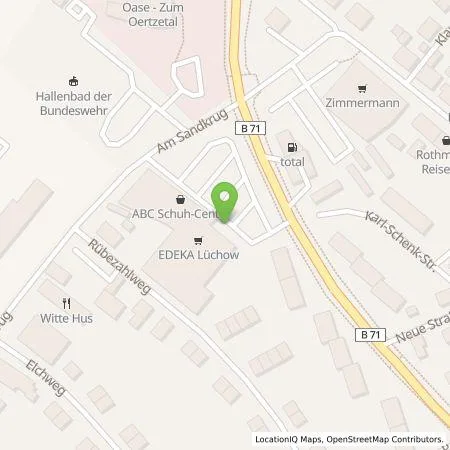 Standortübersicht der Tankstelle EnBW mobility+ AG und Co.KG in 29633 Munster