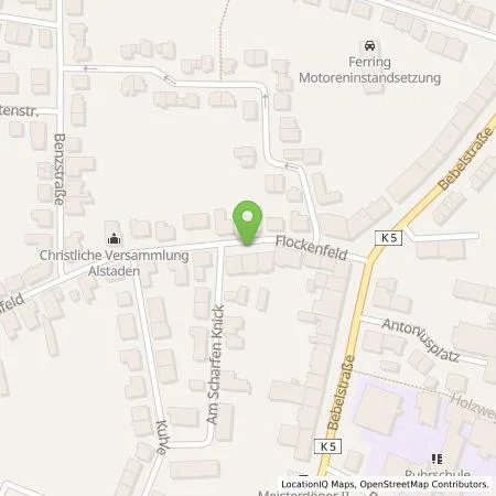 Standortübersicht der Tankstelle HOCHTIEF Ladepartner GmbH in 46049 Oberhausen