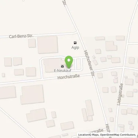 Standortübersicht der Tankstelle foan GmbH in 85117 Eitensheim