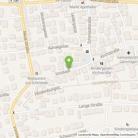 Standortübersicht der Tankstelle deer GmbH in 71116 Gärtringen