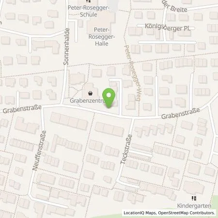 Standortübersicht der Tankstelle deer GmbH in 71116 Gärtringen