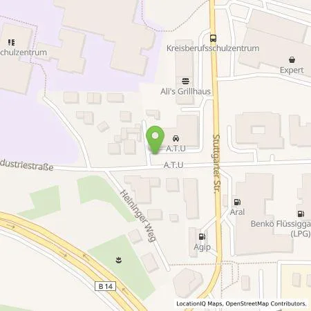 Standortübersicht der Tankstelle Allego GmbH in 71522 Backnang