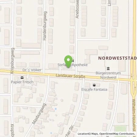 Standortübersicht der Tankstelle EnBW mobility+ AG und Co.KG in 76185 Karlsruhe