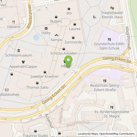 Standortübersicht der Tankstelle BS|ENERGY, Braunschweiger Versorgungs-AG & Co. KG in 38100 Braunschweig