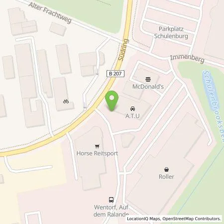 Standortübersicht der Tankstelle Allego GmbH in 21465 Wentorf bei Hamburg