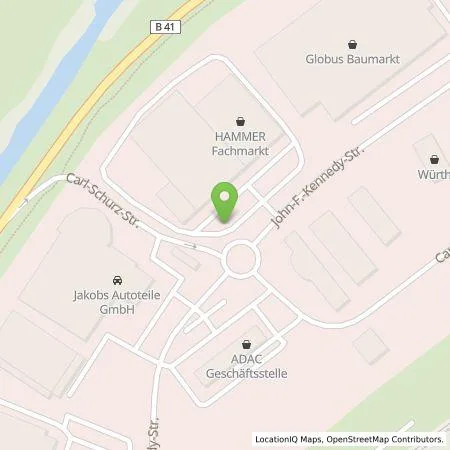 Standortübersicht der Tankstelle Allego GmbH in 55743 Idar-Oberstein