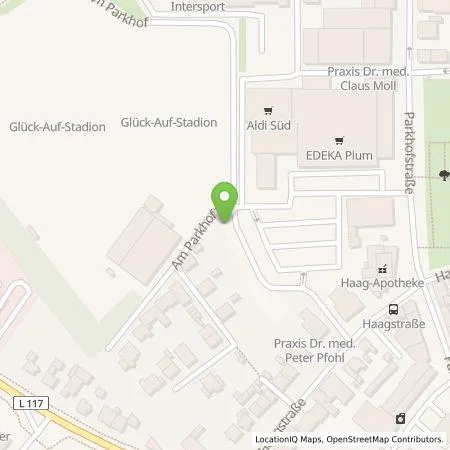 Standortübersicht der Tankstelle NEW Niederrhein Energie und Wasser GmbH in 41836 Hückelhoven