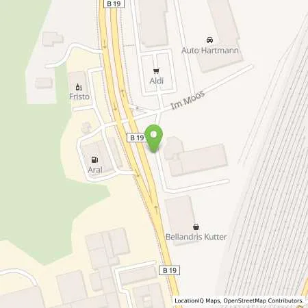 Standortübersicht der Tankstelle Präg Strom & Gas GmbH & Co. KG in 87435 Kempten